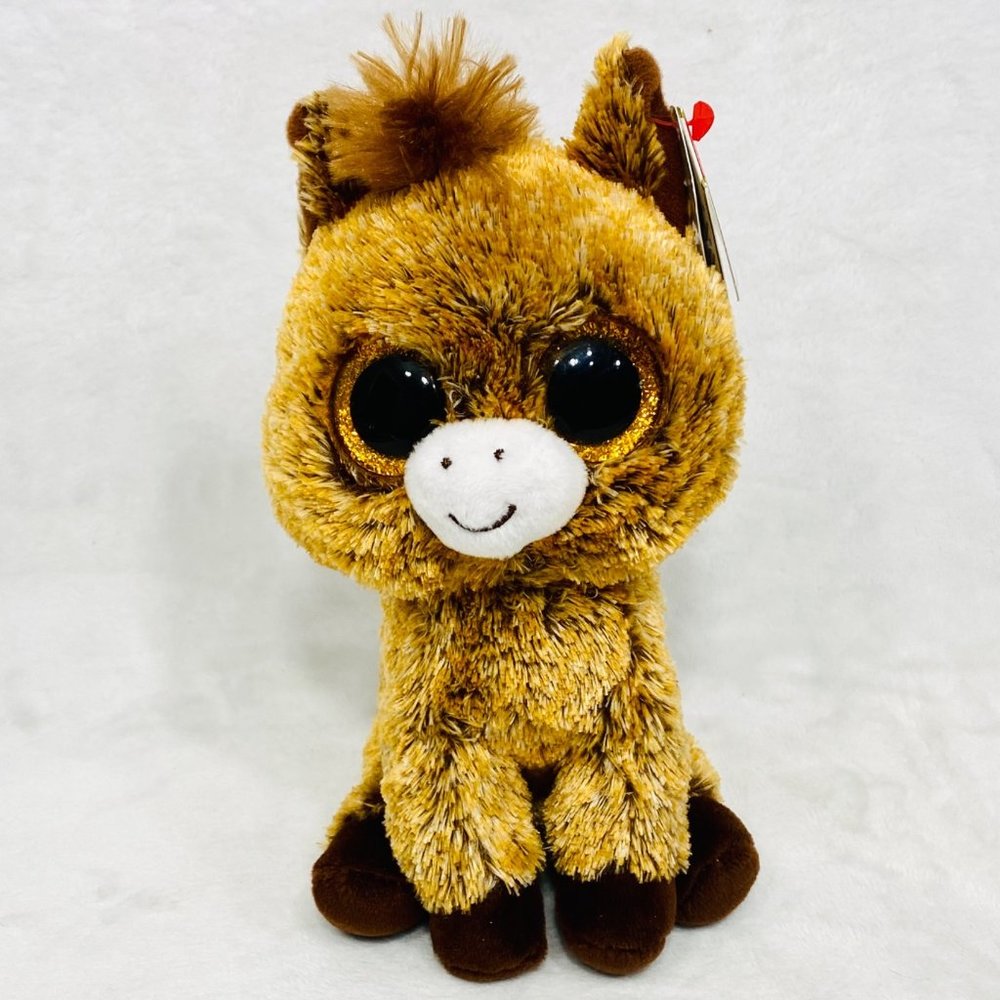 Ty Silk Beanie Boos Harriet the Horse (2017) w/Swing & Tush Tags
